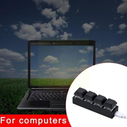 4keys Mechanical Keyboard For Gaming Drawing Switch Macro Linux DIY Swap Keyboard for MAC Hot Windows Programming Custom F0U4