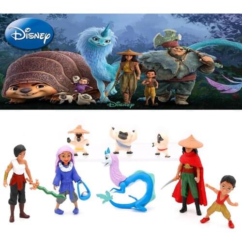 Lovely Disney 18-45CM Raya And The Last Dragon Sisu Plush Toy Tuk Chattering Ongis Monkey Dyan Pan Uka Stuffed Plush Animals