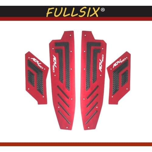 Motorcycle accessories For ADV150 adv150 2017-2019 Front and Rear Footrest CNC Aluminum Alloy Footrest Step Footpad