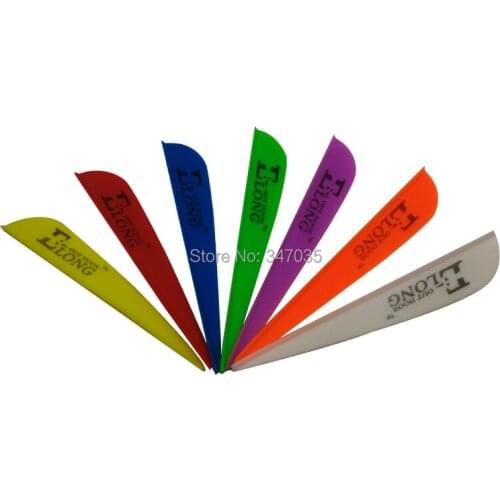 New ELONG LOGO 3 inch Streamline Vane For DIY Archery Arrows Target Shooting&Hunting+100 pcs/lot & Free Shipping
