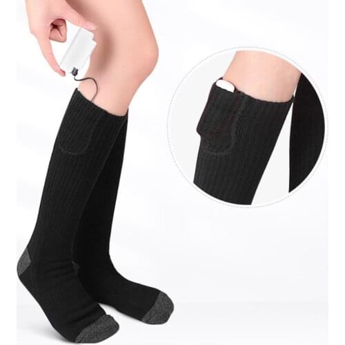 Upgraded Heating Socks, Electric Rechargeable Batteries Socks for Christmas Gift
