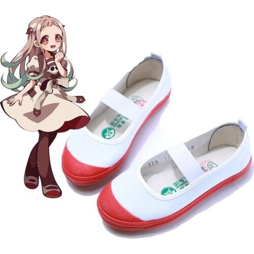 Anime Comic Toilet bound Hanako kun Cosplay Shoes Boots Nene Yashiro Cosplay Shoes School Sneakers Daily Leisure Shoes Loafers