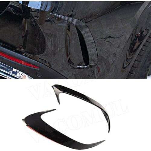 Rear Bumper Fog Lamp Fins Vent Trims Decoration for Benz GLE Class W167 350 450 GLE53 AMG Sport SUV 2020 + Rear Bumper Canards