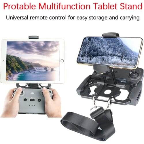 For DJI Mavic Series/Datong EVO II/FIMI X8SE Drone Remote Control Portable Multifunctional Tablet Stand Lanyard Accessories