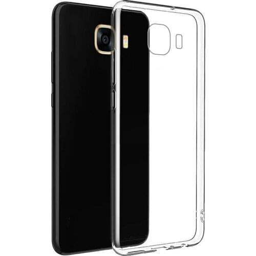 For Samsung Galaxy C9pro mobile phone shell anti - fall dust simple transparent soft shell