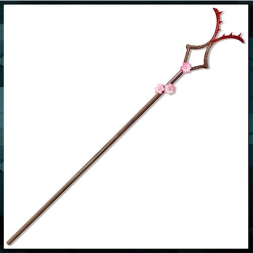 Game Arknights Eyjafjalla Staff Cosplay Props Weapons for Party Halloween Cosplay Show Halloween Carnival Fancy Party