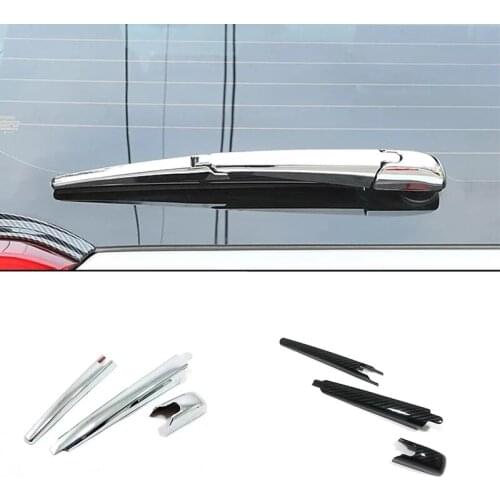 For Toyota WISH 2009-2012 accessories ABS Chrome Car Rear Window Windshield Wiper Arm Blade Cover Trim Molding Car styling