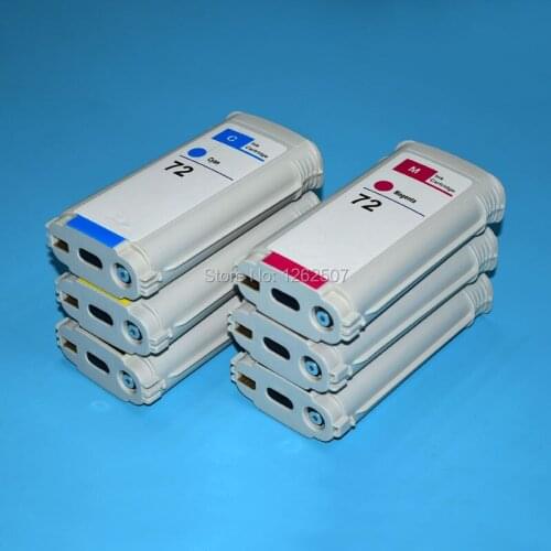 Compatible ink cartridge with Dye ink inside For HP T610 T770 T790 T1100 T2300 Full ink For HP 72 ink cartridge