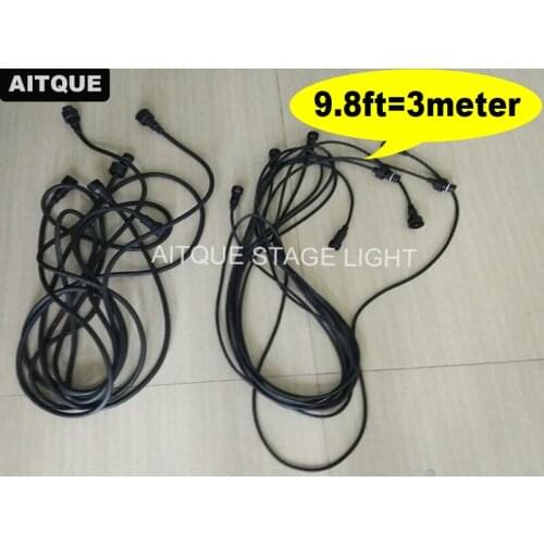 Outdoor led dmx ip65 cable 3meter dmx cables waterproof led par dmx ip65 cable waterproof