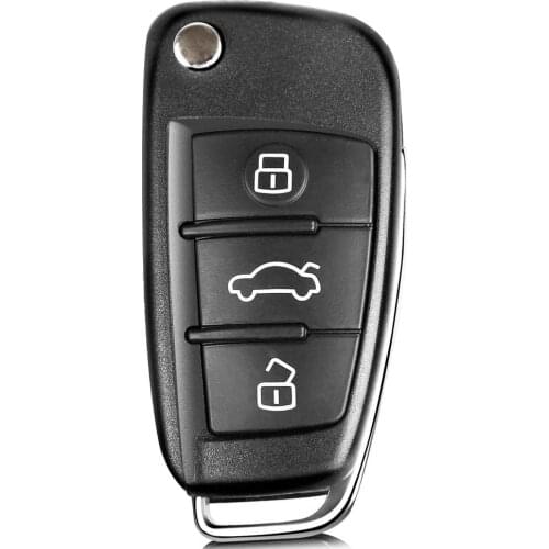 10PCS/LOT Universal Remote Key For A6L Q7 Style 3 Buttons Key Tool XKA600EN