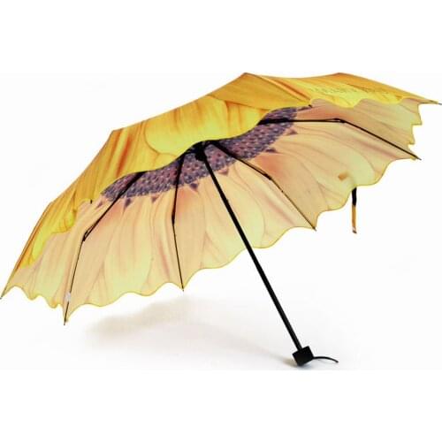 Umbrellas Windproof Compact Folding Umbrellas with Anti-Slip Rubberized Grip for Business and Travels or Summer Wedding Gifts