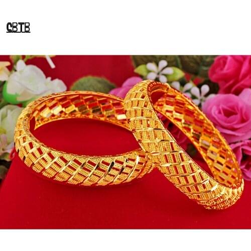 Dubai Ladies Gold Bracelet 15mm Wide Gold Mesh Muslim Luxury Bracelet Ethiopia Arab Middle East Turkey Wedding Party Gift