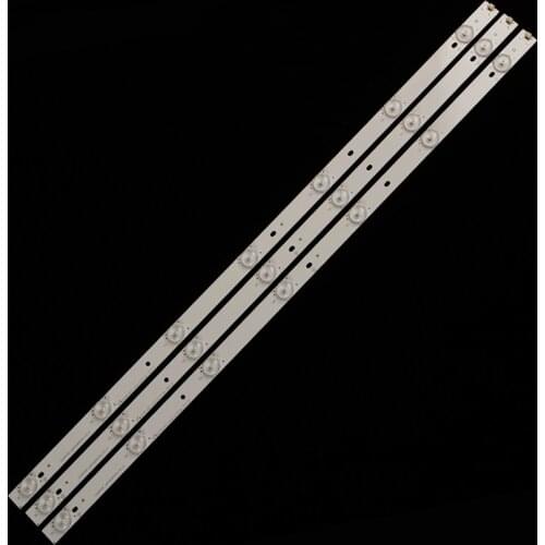 1 set=6 PCS New original LED strips for 32"Philips GJ-2K15 D2P5-315 LBM320P0701-FC-2 7 LEDs 615mm Aluminum plate