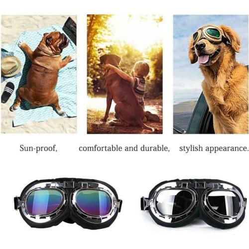 1PC Dog Sunglasses Windproof Anti-breaking Sunglasses Pet Goggles Eye Wear Protection Goggles Sun-resistant Dog Glasses