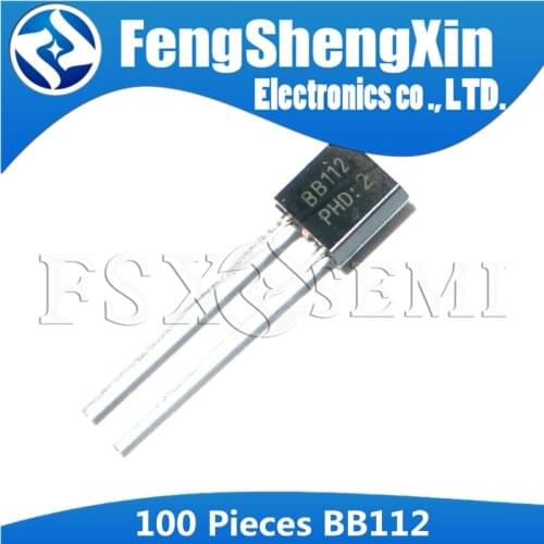 100pcs BB112 TO92 BB112 TO-92 AM Variation Diode with Medium Wave