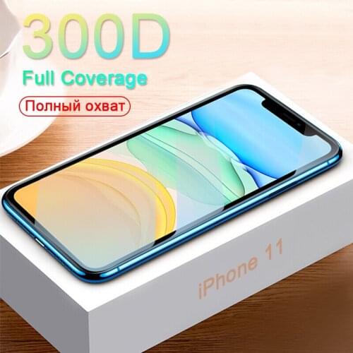 2PCS Protective Glass on the For iPhone 11 Pro X XS MAX 11 glass full cover iPhone 11 Pro Max XR Screen Protector Tempered Glass
