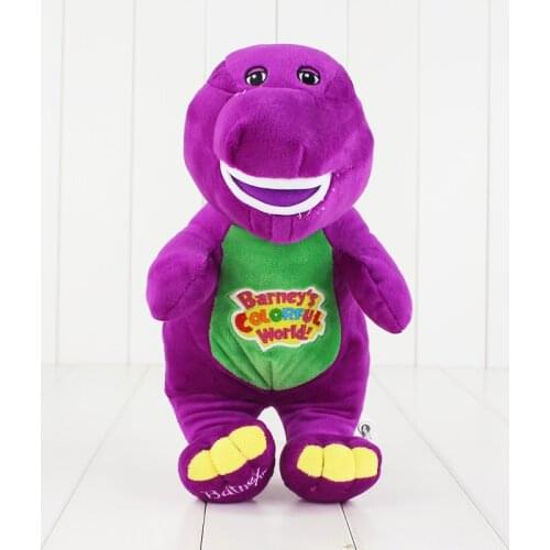 28cm Hot Sale Singing Friends Dinosaur Barney Sing I LOVE YOU Song Plush Doll Toy Christmas Gift For Children