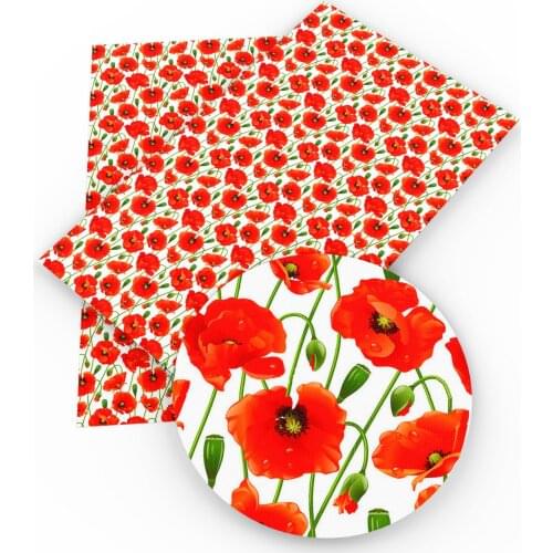 David accessories 20*33cm flower faux artificial Synthetic leather fabric hair bow diy decoration crafts 1piece,1Yc3718