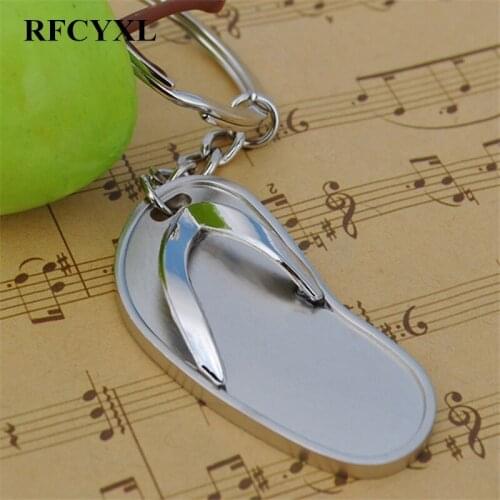 Classic 3D Mini Slippers Keychain Bag Charm Woman Men Kids Key Ring Gifts Key Holder Accessories Shoes Key Chain