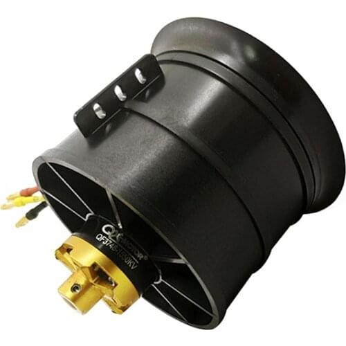 QX-MOTOR DIY EDF Ducted Airplane Fan 90mm QF3530 w/ Brushless Motor 6S 1450KV 1550 KV / 8S1200KV / 12S 1000KV for RC Helicopter
