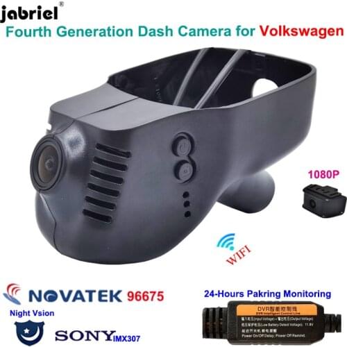 For Volkswagen vw golf Polo Tiguan Passat Touran Jetta Arteon Touareg Multivan Magotan EOS Car Dvr Full HD Auto Dash Cam Camera
