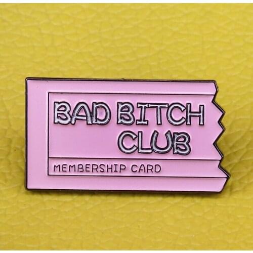 Bad Girls Club Enamel Pin Funny Twisted Egos Sassy Accessory