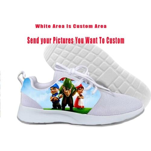 2019 Hot Cool Fashion Summer Sneakers Handiness Casual Shoes 3D Printed Cartoon Cute Funny For Men Women Sherlock Gnomes
