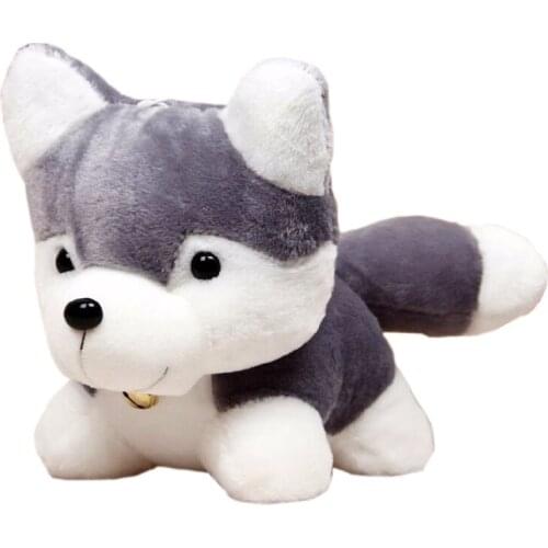 Husky dog toy doll plush toy dog doll creative valentines day childrens gifts toy 25cm