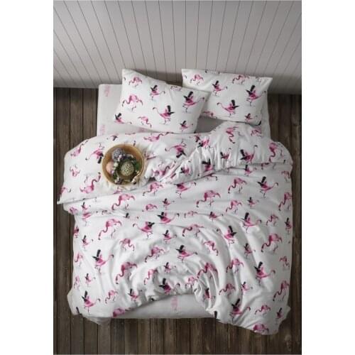 Bedding Set %100 Cotton With Pillowcase Duvet Cover Sets Linen Sheet Multi Color Full Size Quilt Covers Bedclothes Modern Cute