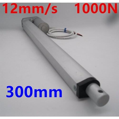 Multi-function Linear Actuator Motor direct-current 12V DC Heavy Duty 12mm/s 1000N 300MM stroke electric telescopic rod