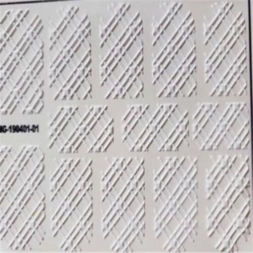 White Strings & lines Nail Stickers Water Slide Acrylic Nali Decals Nail Art Nail Decor