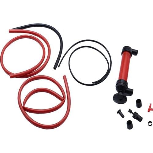 Powerful Hand Siphon Pump Fuel Petrol Oil Diesel Water Syphon Transfer Kit