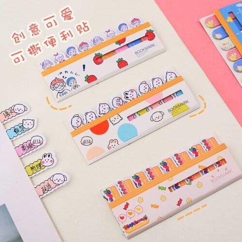 Cartoon Ins Sticky Notes Memo Notes Student Stationery Message Notes Sticky Notes Stickers Tearable Stickers Kawaii Memo Pad