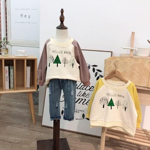 2019 Spring Autumn New Baby Clothes Kids Long Sleeve T Shirt Childrens Printed Tee Shirt Toddler Cotton T Shirt Girls Top Tees