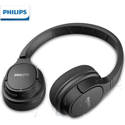 Original Philips SH402 Wireless Sports Headset Bluetooth 5.0 with Mic Headphone for Samsung Huawei Xiaomi Support Official Test