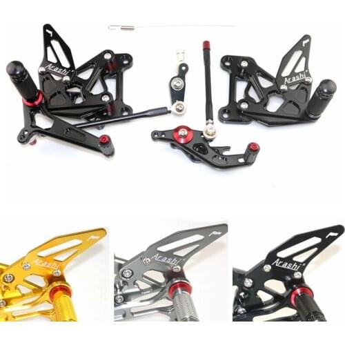 CNC Adjustable Rear Set Rearsets Footrest Foot Rest For MV AGUSTA BRUTALE 675 800 2012 2013 2014 2015 2016 2017