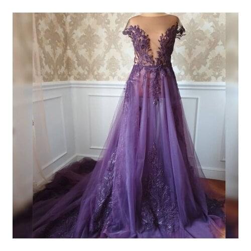 Luxury Lace Maternity Dresses For Photo Shoot Short Sleeves 3D Flower With Train Tulle See Thru Pregnancy Dress