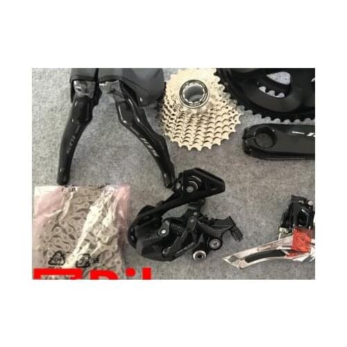 105 R7000 Groupset 2x11S shift brake lever + front deraillrur + rear derailleur + YBN chain + cassette Road Bike