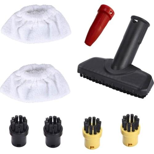 8Pcs for Karcher Cleaning Machine SC1 SC2 SC3 SC4 SC5 SC7 Accessories Replacement Round Brush Mirror Brush Head
