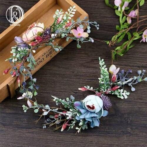 Don&Judy Maternity Flower Wreath Crown Photography Floral Accessories for Maternity Photo Shoot Baby Shower Shooting