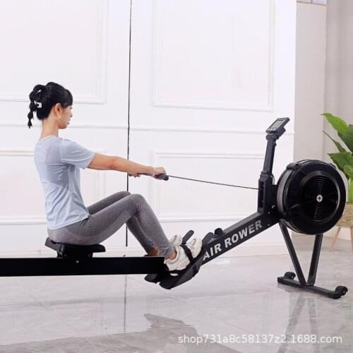 Wind Resistance Rowing Machine Folding Commercial Mute Adjustable Wind Resistance Rowing Machine