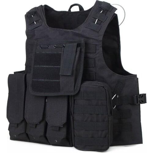 Military Tactical Camouflage Vest Army Police Combat Waistcoat Paintball Hunter Protection Vest SWAT Equipment
