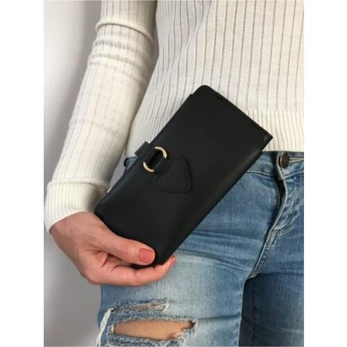Womens Black Wallet Model Accessory Card Holder with Phone Compartment Colorful 2021 Fashion Wallets and Card Holders