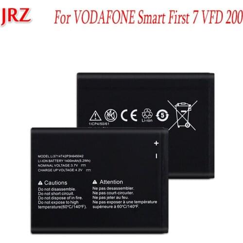 1400mAh Li3714T42p3h645042 For VODAFONE Smart First 7 VFD 200 Battery Batterij Mobile Phone Replacement Batteria Batterie