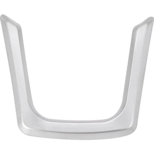 ABS Chrome Car Accessories Interior Steering Wheel Cover Trim for Jaguar XE X760 XF X260 F-Pace F Pace X761 E-PACE