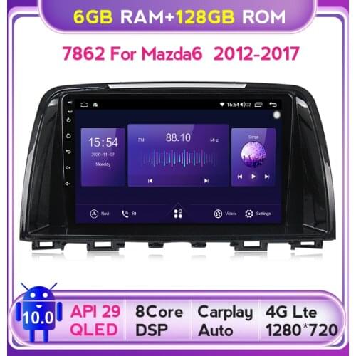 6G+128G QLED 5G WIFI RDS Bose Android 10 Car GPS multimedia radio navigation player for Mazda 6 Atenza 2012 2013 2014 2015 2016