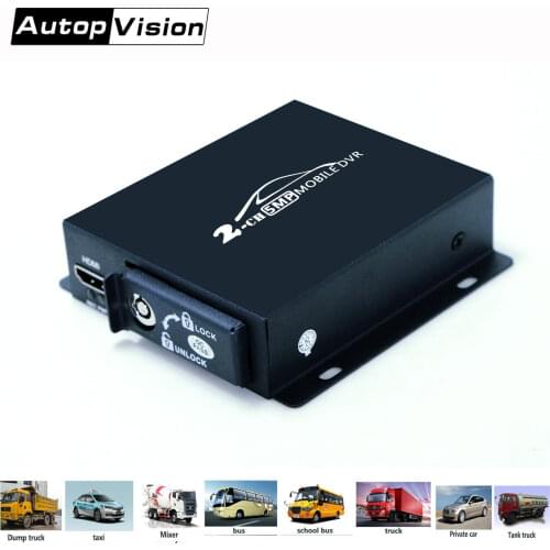 2 Channel 5MP Mini Digital Video Recorder Support 2CH AHD/Analog up to 5MP 2-in-1 DVR, 2CH DVR HDMI output for car