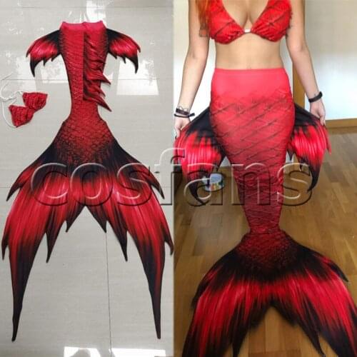 Kids Adults Mermaid Tail Luxurious Swimming Tail Monofin Cosplay Children Mermaid Tails for Swimming Birthday gifts