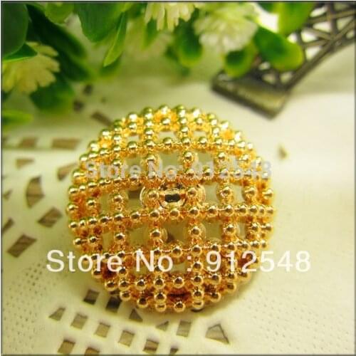 Dia 25mm,10pcs/lot,Classic fashion metal buttons in gold Color,accessories,handmade DIY materials JX001