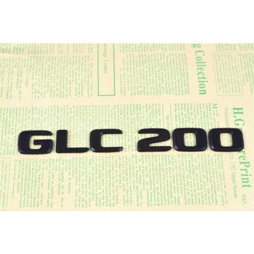 Emblem Badge Decal Trunk Rear ABS for Mercedes Benz GLC200 C180 GLC250 GLA45 GLC220 AMG Matt Black Car Exterior Stickers